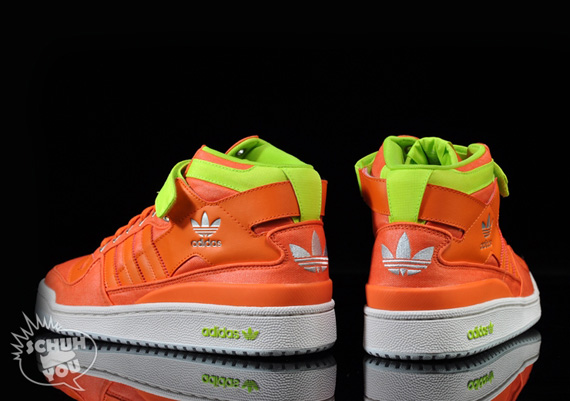 Adidas Forum Mid Waxed Pack Orange Slime 03