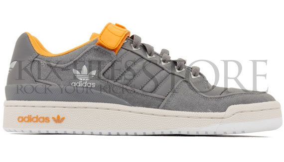 Adidas Originals Forum Low Washed Pack Grey Orange