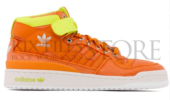 Adidas Originals Forum Mid Washed Pack Orange Yellow