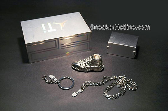 Air Jordan XI Titanium Metal Keyring