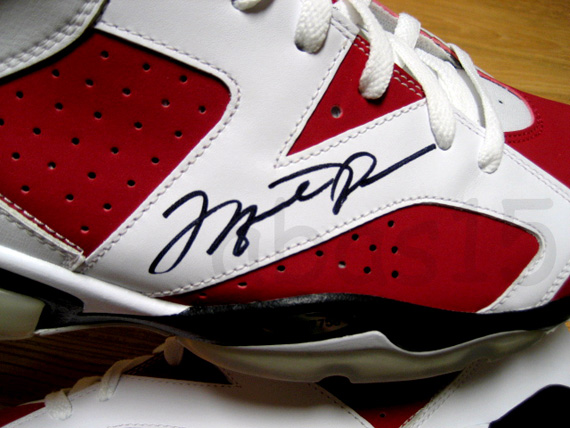 Air Jordan VI (6) ‘Carmine’ – Autographed Pair by Michael Jordan on eBay