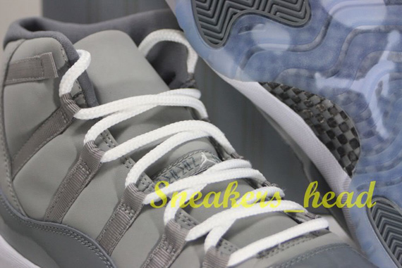 Air Jordan Xi Cool Grey Sneakers Head 10