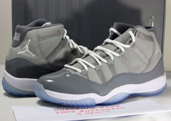 Air Jordan Xi Cool Grey Sneakers Head 13