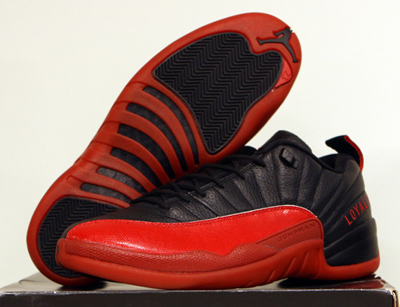 Air Jordan Xii Black Red Low Derek Anderson Pe 01