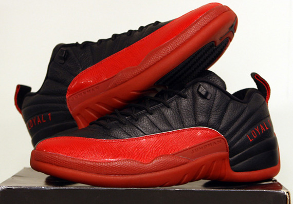 Air Jordan Xii Black Red Low Derek Anderson Pe 10