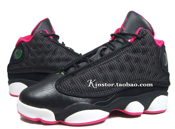 Air Jordan Xiii Gs Black Voltage Cherry Kinstor 05