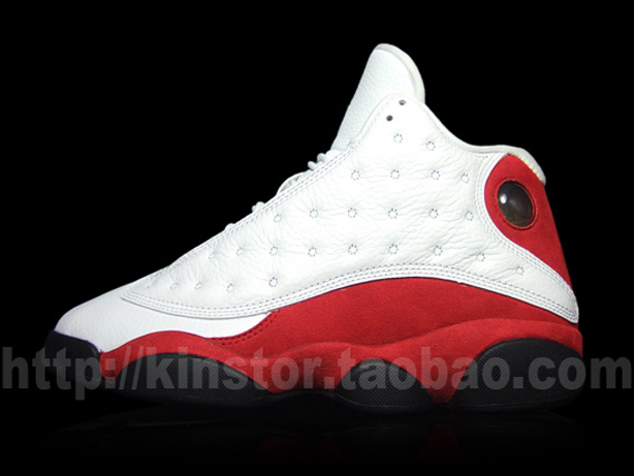 Air Jordan Xiii White Varsity Red Black Kinstor 09