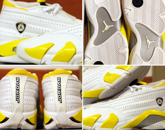 Air Jordan Xiv Low Wmns White Yellow Unreleased Sample Summary