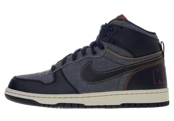 Big Nike High Navy Canvas Denim 06