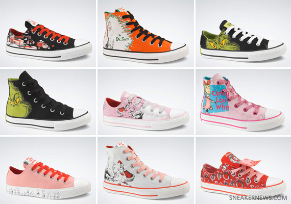 Dr. Seuss x Converse All Star – Grinch Pack