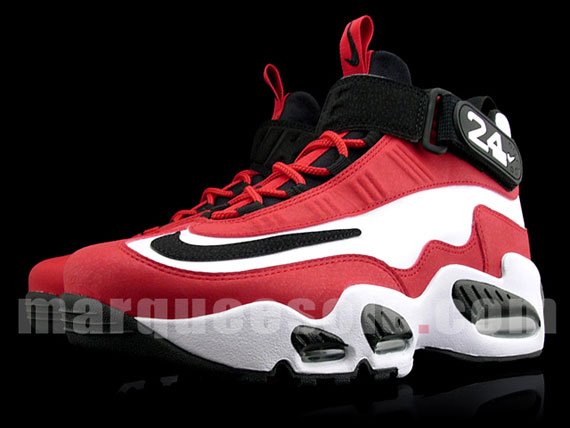 Nike Air Griffey Max 1 White Black Sport Red Metallic Silver Ms 05