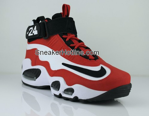 Nike Air Griffey Max 1 White Black Sport Red Metallic Silver Sneakerhotline 02