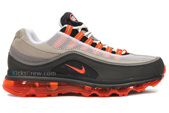 Nike Air Max 247 Neutral Grey Orange Blaze 06