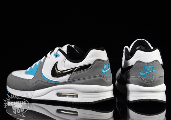 Nike Air Max Light White Black Cool Grey Blue 02