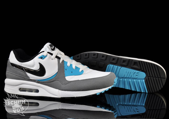 Nike Air Max Light White Black Cool Grey Blue 03