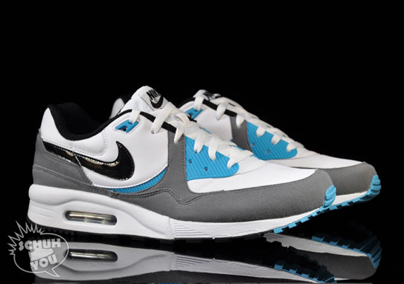 Nike Air Max Light White Black Cool Grey Blue 04