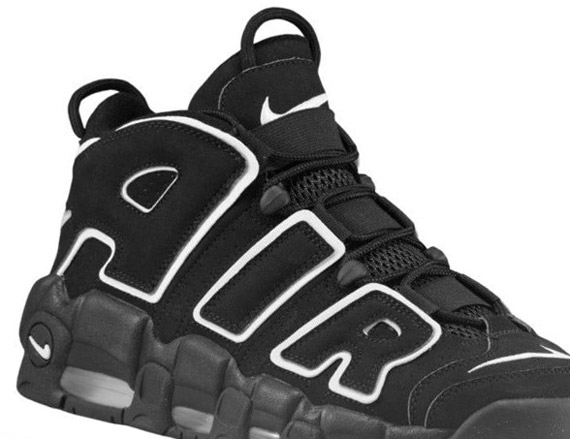 Nike Air More Uptempo Black Black White Summary