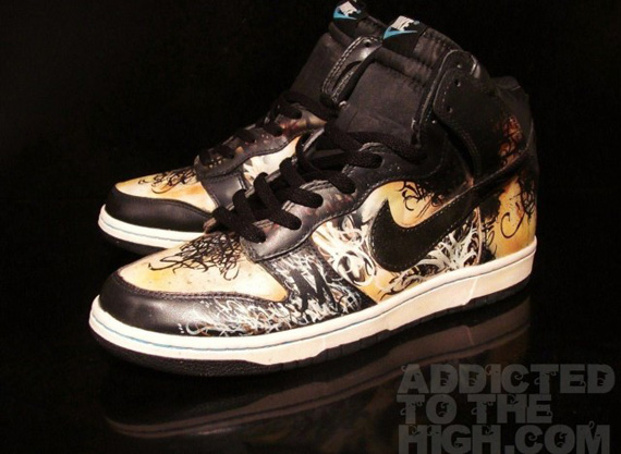 Nike Dunk High Jose Parla Mizzee Customs 04