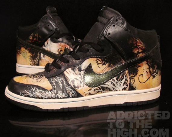 Nike Dunk High Jose Parla Mizzee Customs 08