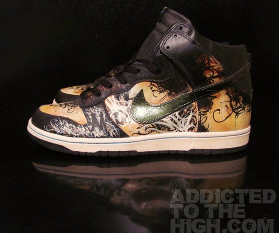 Nike Dunk High Jose Parla Mizzee Customs 10