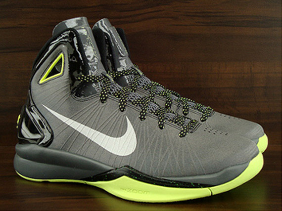 Nike Hyperdunk 2010 Grey Black Volt 1