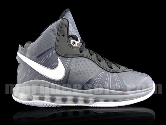 Nike Lebron 8 V2 Black Grey Neon Marqueesole 07