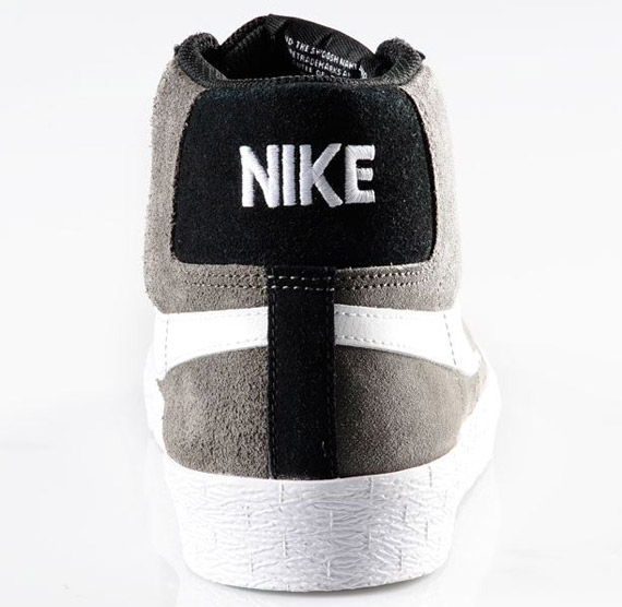 Nike Sb Blazer High Newsprint Black 3