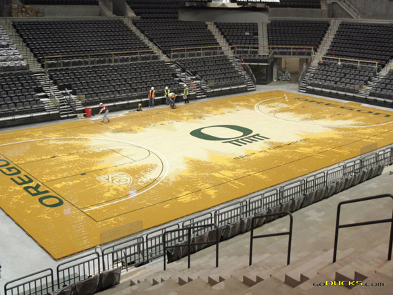 Oregon Ducks Court Designed By Tinker Hatfield 1