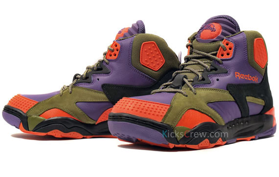 Reebok Oxt Pump Olive Purp 05