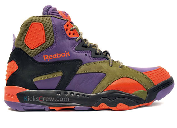 Reebok Oxt Pump Olive Purp 06