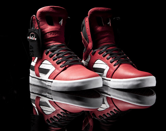 Samantha Ronson Supra Skytop Red Blk White 014