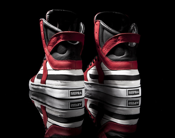 Samantha Ronson Supra Skytop Red Blk White 03