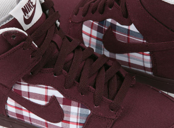 Nike WMNS Dunk High Skinny – Deep Burgundy – Matte Silver – Sail