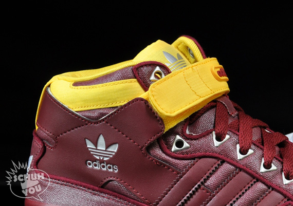 Adidas Forum Mid Waxed Cardinal Red 02