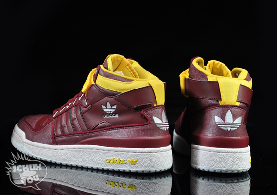 Adidas Forum Mid Waxed Cardinal Red 05