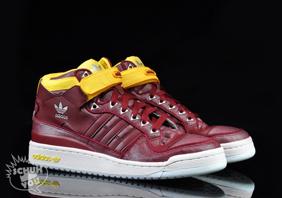 Adidas Forum Mid Waxed Cardinal Red 07