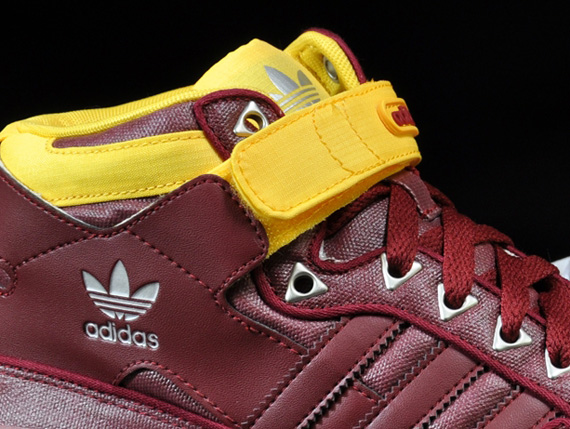 adidas Originals Forum Mid ‘Waxed’ – Cardinal Red