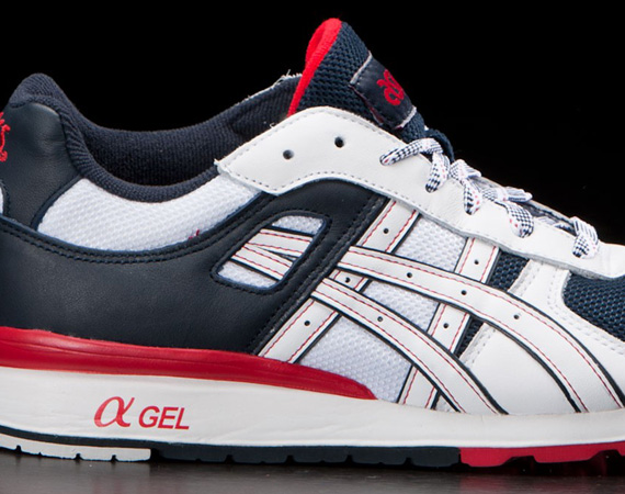 Asics GT-II – White – Midnight Blue – Red