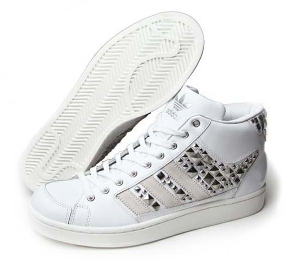 Adidas Superskate Mid White Studded 01