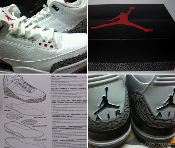 Air Jordan Iii Retro White Cement Ebay