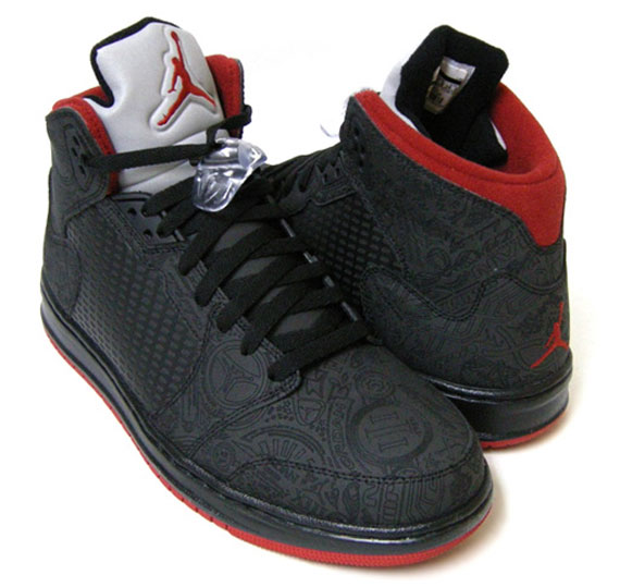 Air Jordan Prime 5 Laser Black Varsity Red New Images 03