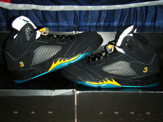 Air Jordan V Chris Paul Hornets Away Pe 01