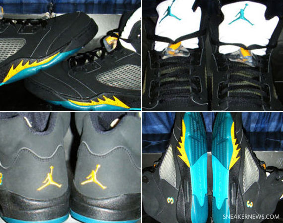 Air Jordan V Chris Paul Hornets Away Pe 06