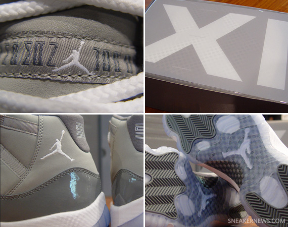 Air Jordan XI ‘Cool Grey – New Detailed Photos