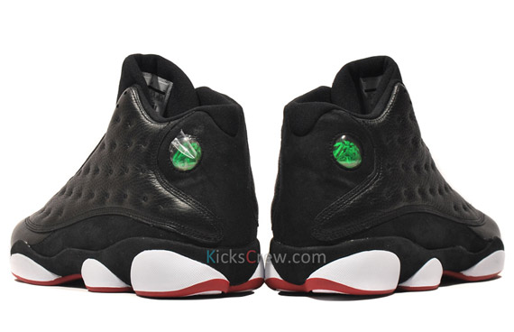 Air Jordan Xiii Retro Black White Yellow Red 3