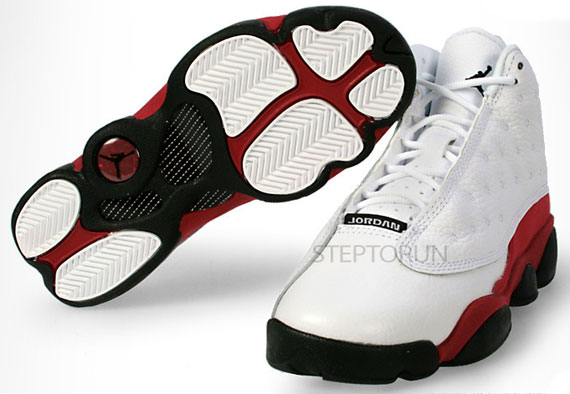 Air Jordan Xiii Retro Gs White Varsity Red Black 02