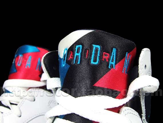 Air Jordan VII – White – Black – Orion Blue – Infrared | Detailed Images