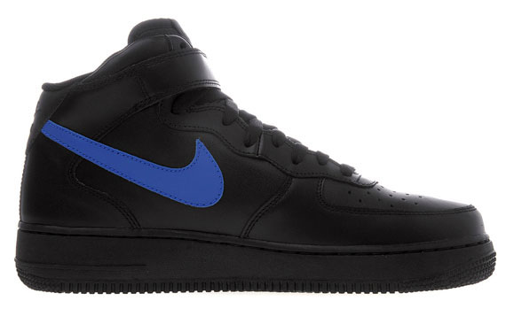 Nike Af1 Mid Blk Blue Jd 04