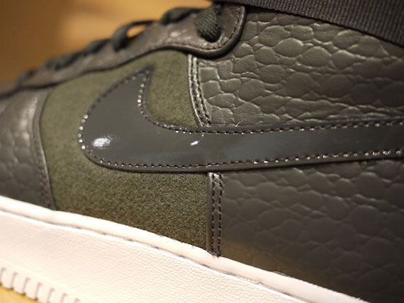 Nike Air Force 1 High Premium LE – Olive – White