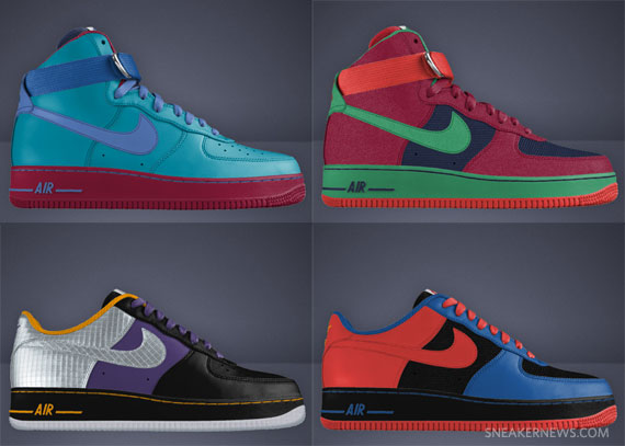 Nike Air Force 1 Low + High - Available on Nike iD